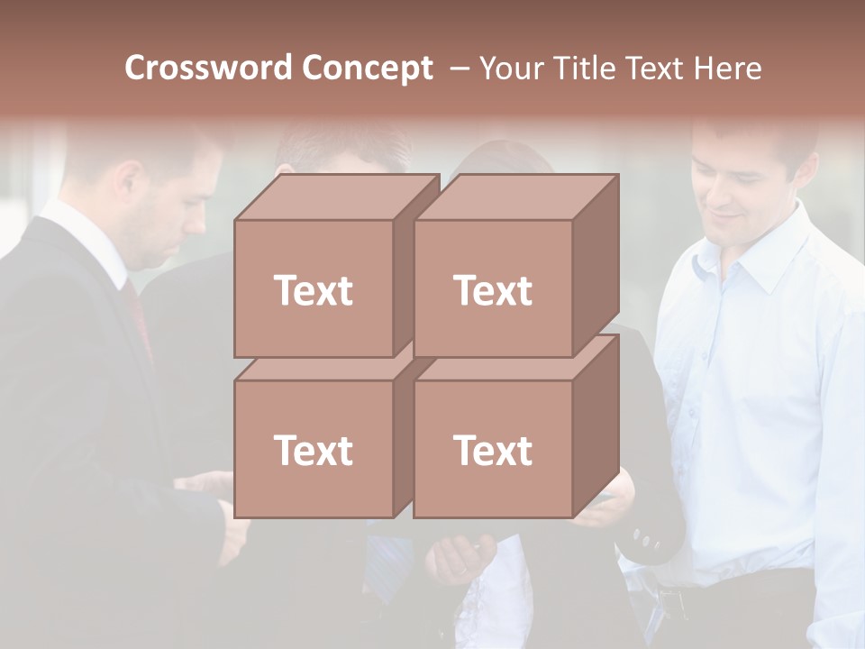 Corporate Discussing Together PowerPoint Template