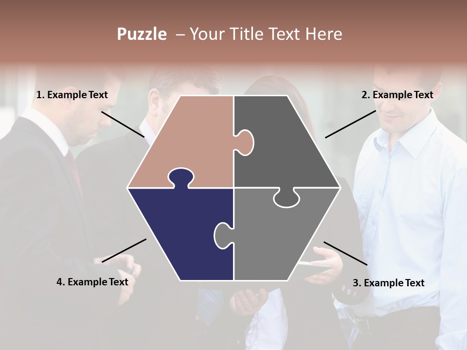 Corporate Discussing Together PowerPoint Template