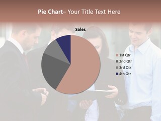 Corporate Discussing Together PowerPoint Template