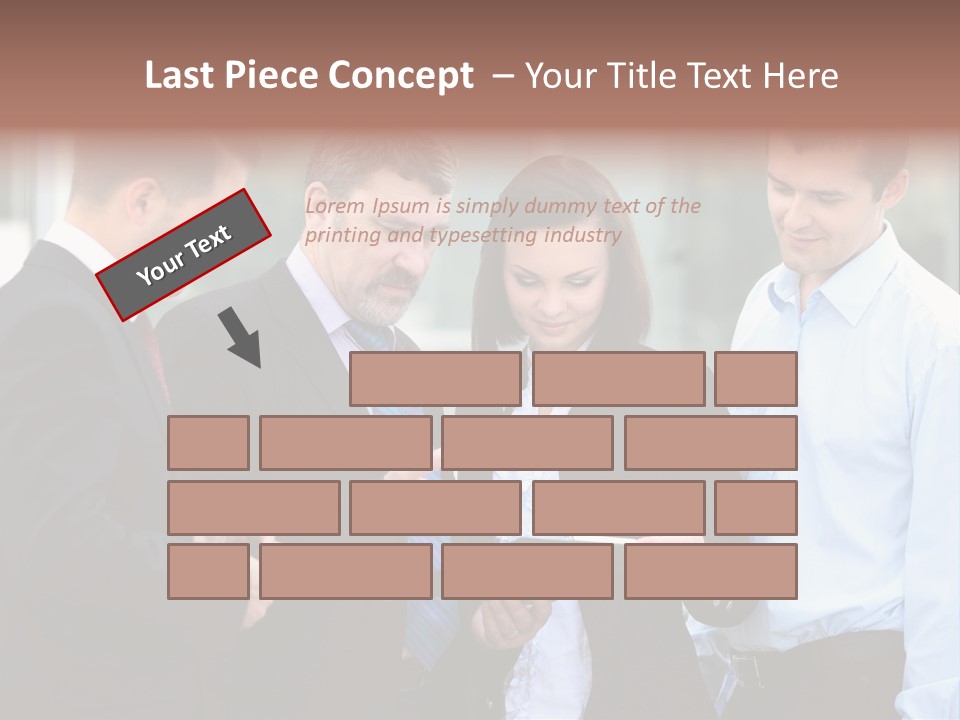 Corporate Discussing Together PowerPoint Template