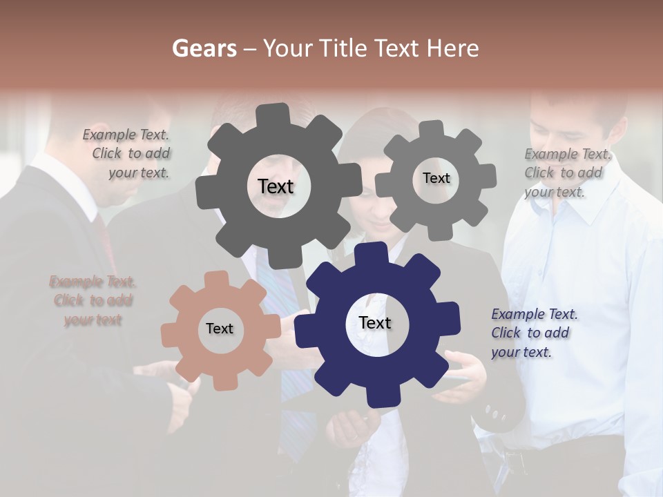 Corporate Discussing Together PowerPoint Template