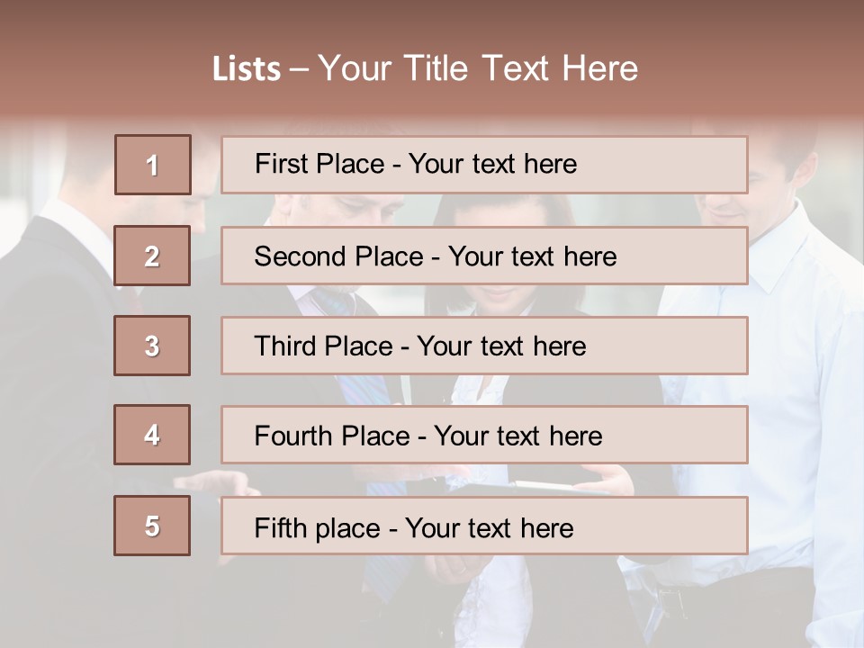 Corporate Discussing Together PowerPoint Template