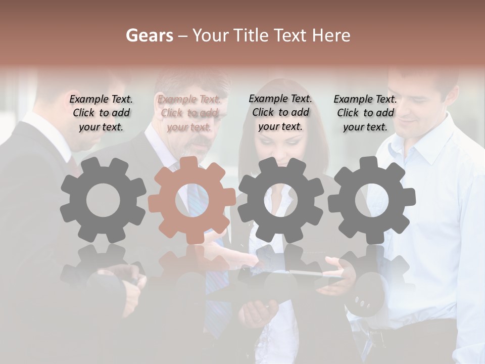 Corporate Discussing Together PowerPoint Template