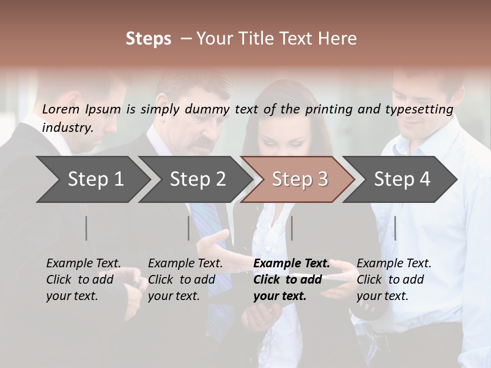 Corporate Discussing Together PowerPoint Template