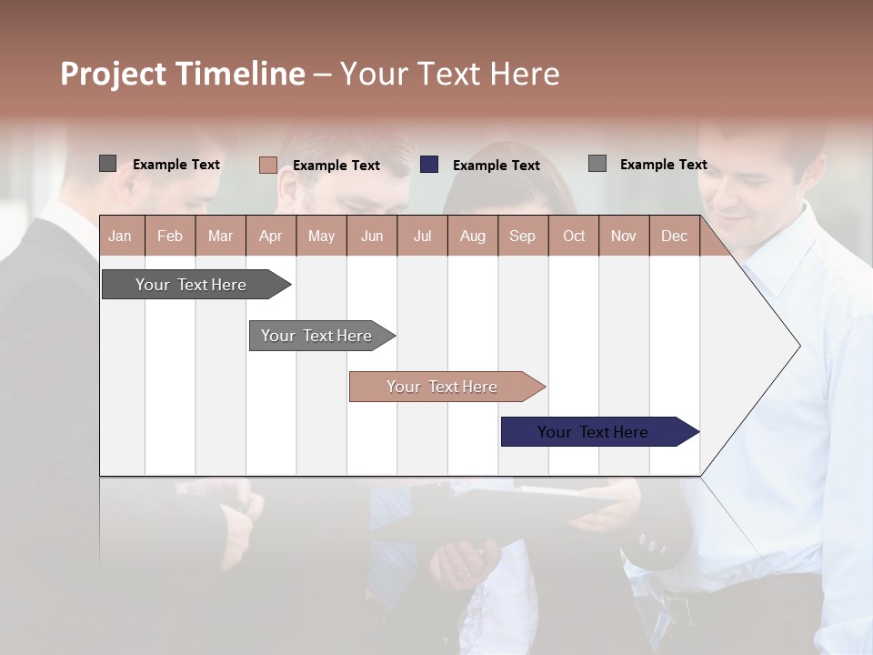 Corporate Discussing Together PowerPoint Template