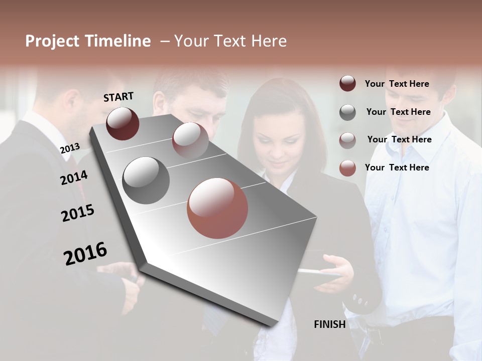 Corporate Discussing Together PowerPoint Template