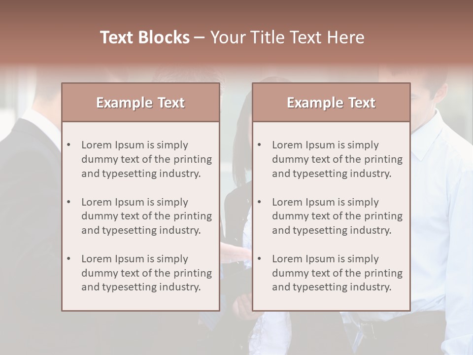 Corporate Discussing Together PowerPoint Template