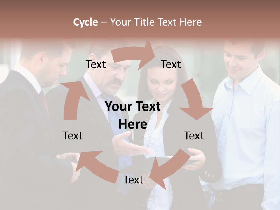 Corporate Discussing Together PowerPoint Template