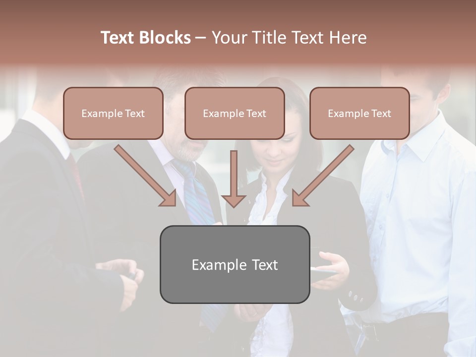 Corporate Discussing Together PowerPoint Template