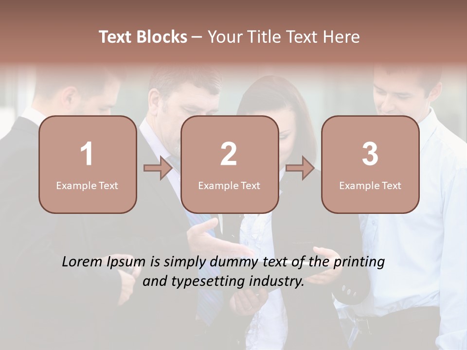 Corporate Discussing Together PowerPoint Template