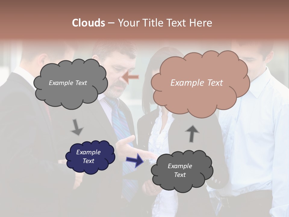 Corporate Discussing Together PowerPoint Template
