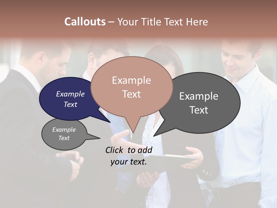 Corporate Discussing Together PowerPoint Template