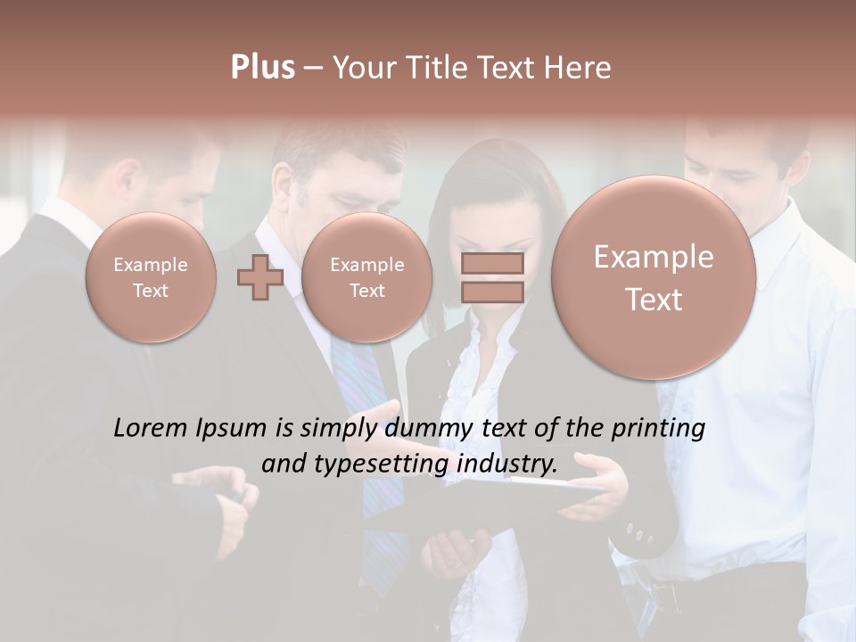 Corporate Discussing Together PowerPoint Template