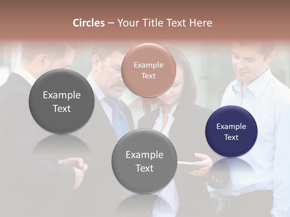 Corporate Discussing Together PowerPoint Template