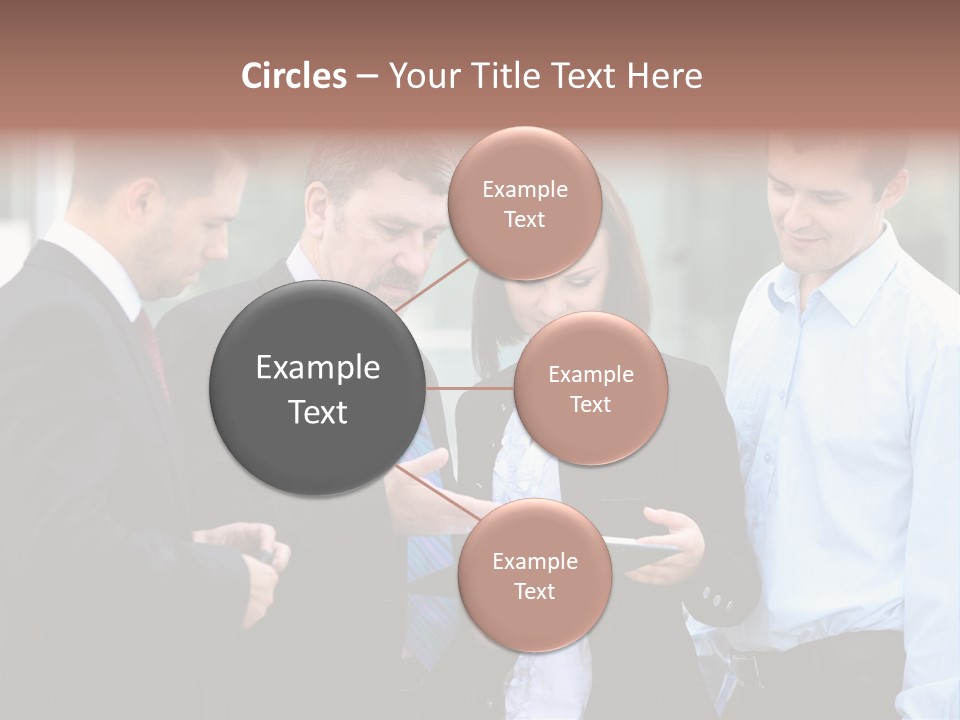 Corporate Discussing Together PowerPoint Template