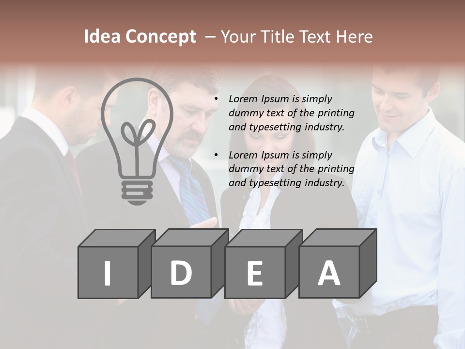 Corporate Discussing Together PowerPoint Template