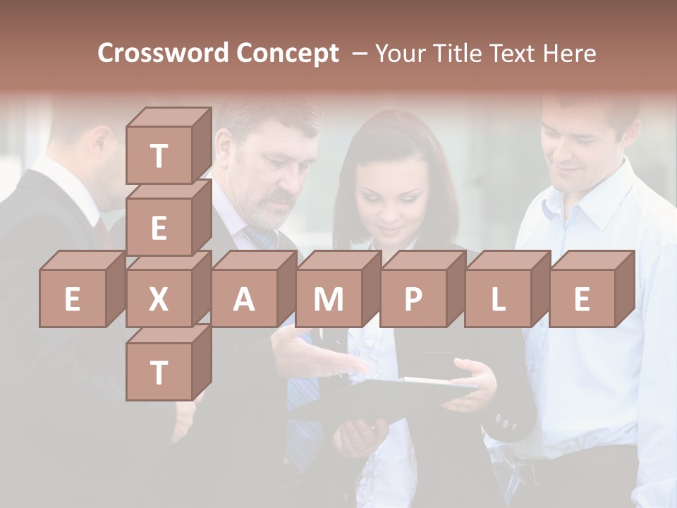 Corporate Discussing Together PowerPoint Template