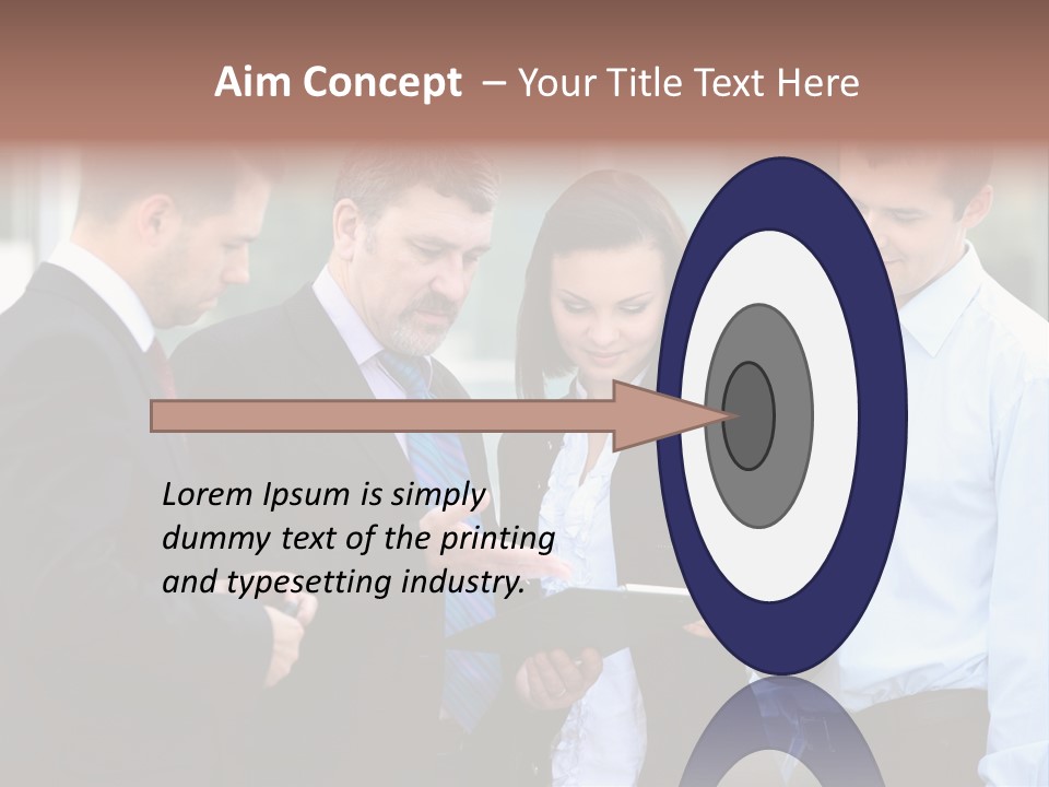 Corporate Discussing Together PowerPoint Template