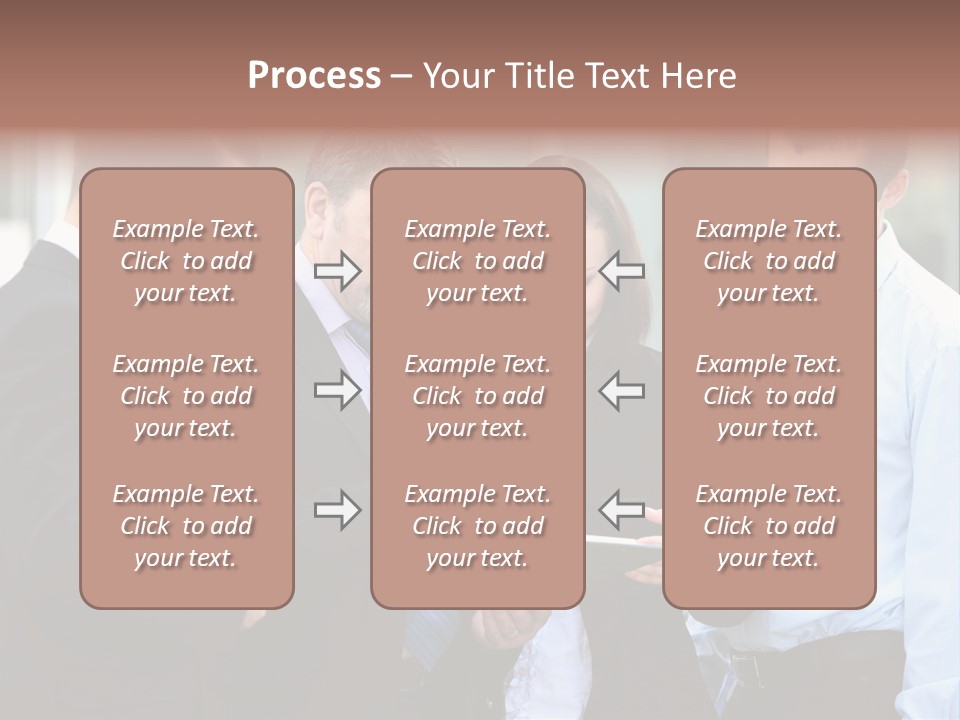 Corporate Discussing Together PowerPoint Template