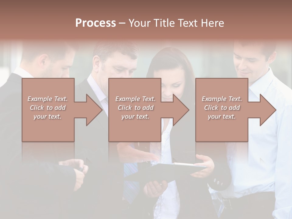 Corporate Discussing Together PowerPoint Template