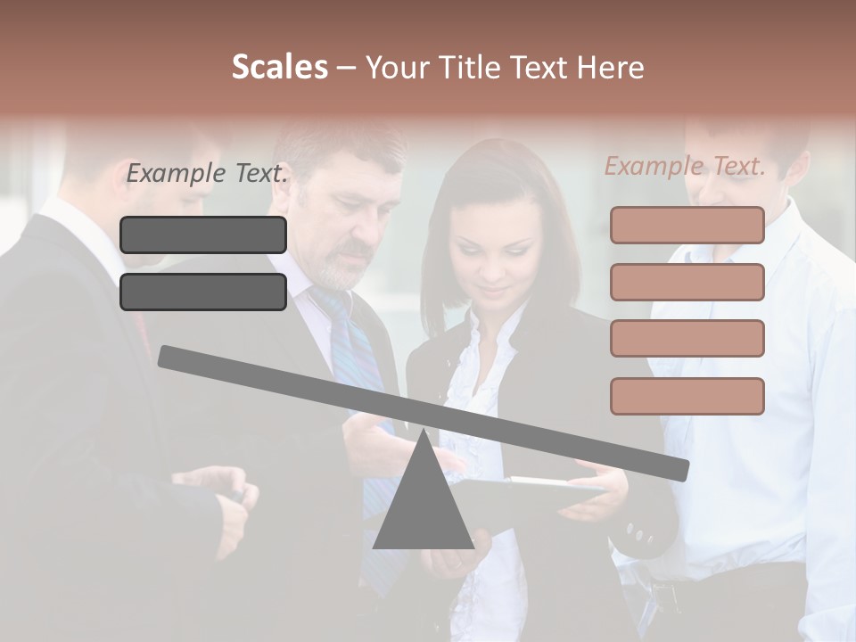 Corporate Discussing Together PowerPoint Template