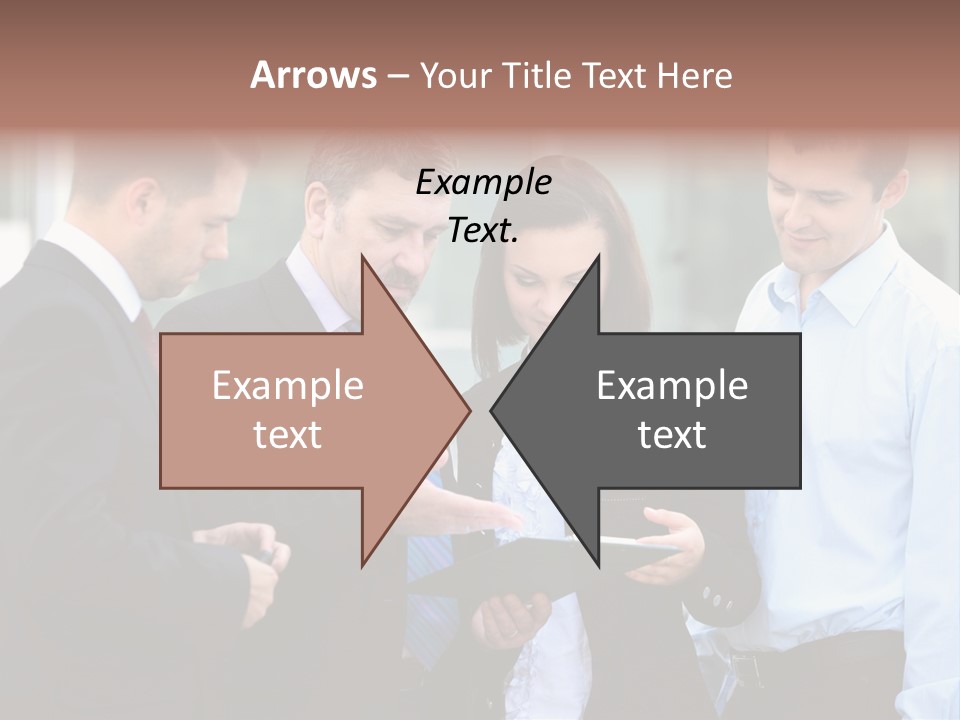 Corporate Discussing Together PowerPoint Template