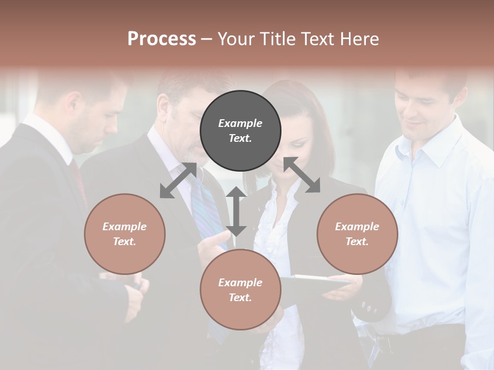 Corporate Discussing Together PowerPoint Template