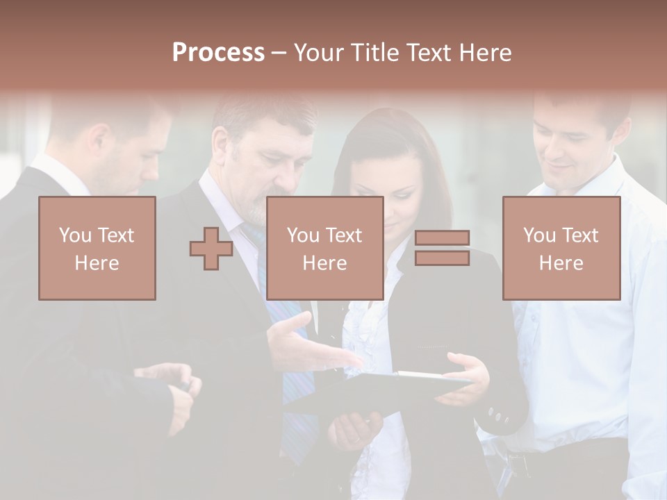 Corporate Discussing Together PowerPoint Template