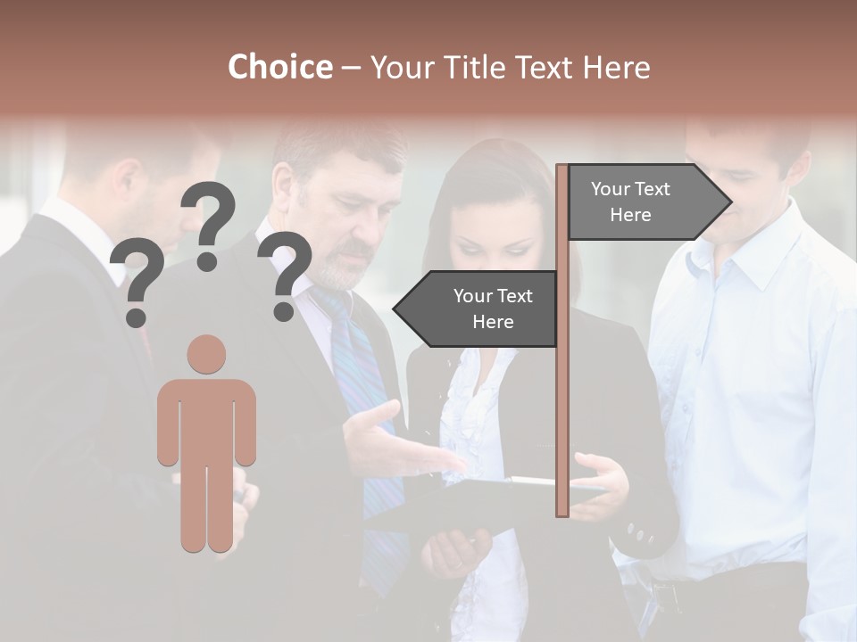 Corporate Discussing Together PowerPoint Template