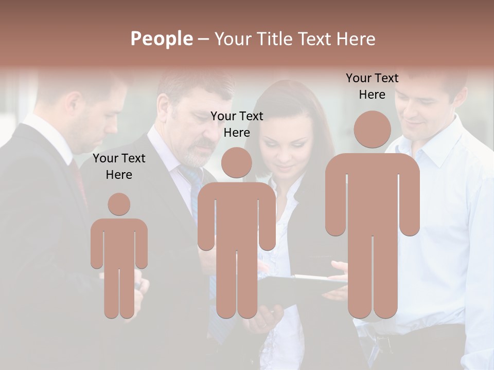 Corporate Discussing Together PowerPoint Template