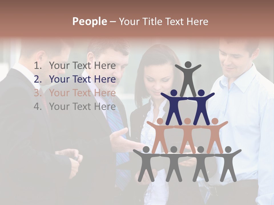 Corporate Discussing Together PowerPoint Template