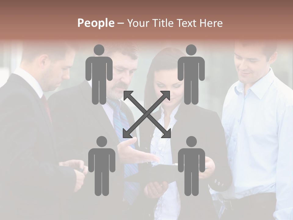 Corporate Discussing Together PowerPoint Template