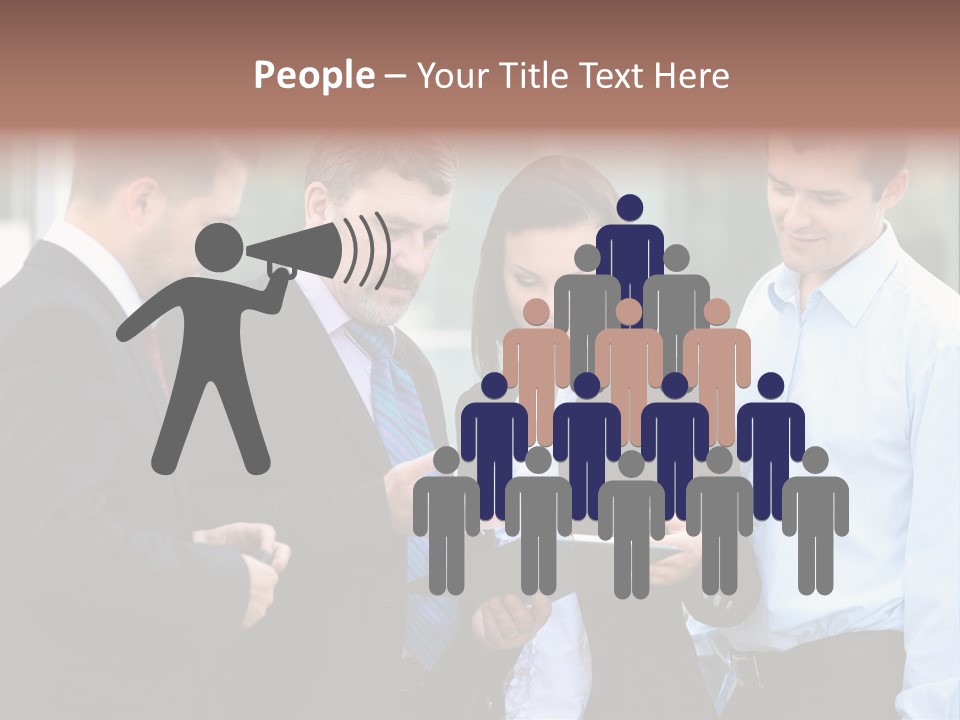 Corporate Discussing Together PowerPoint Template