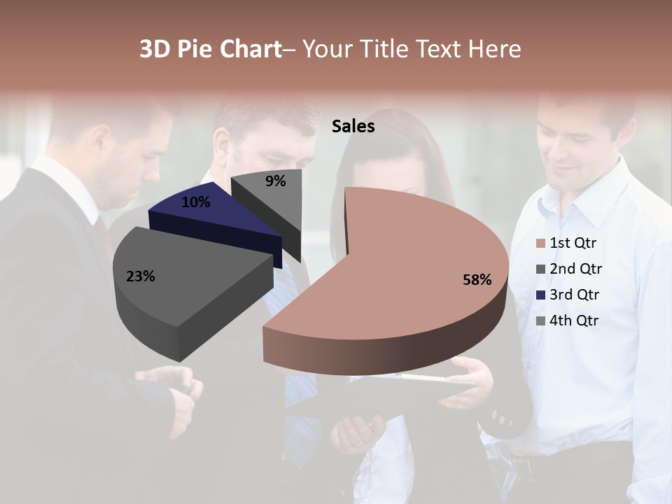 Corporate Discussing Together PowerPoint Template