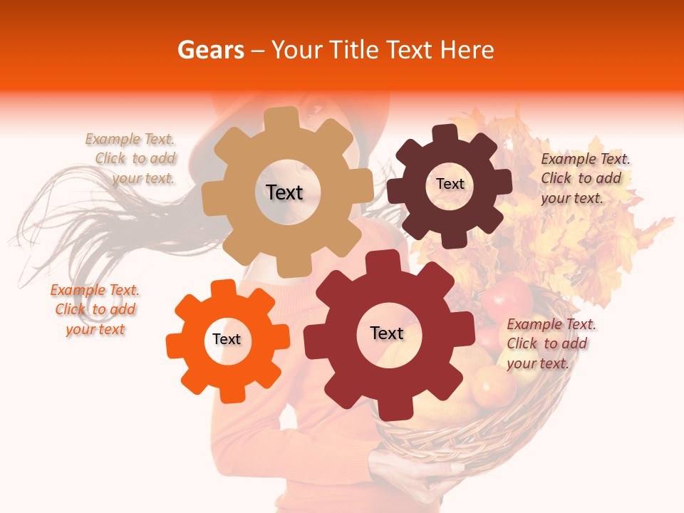 Basket Hat Glad PowerPoint Template