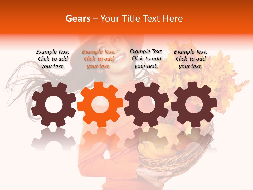 Basket Hat Glad PowerPoint Template