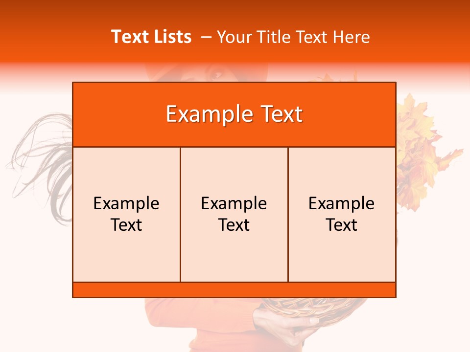 Basket Hat Glad PowerPoint Template
