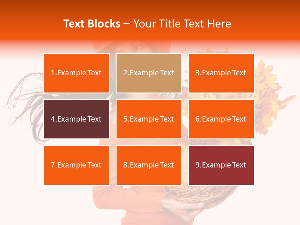 Basket Hat Glad PowerPoint Template