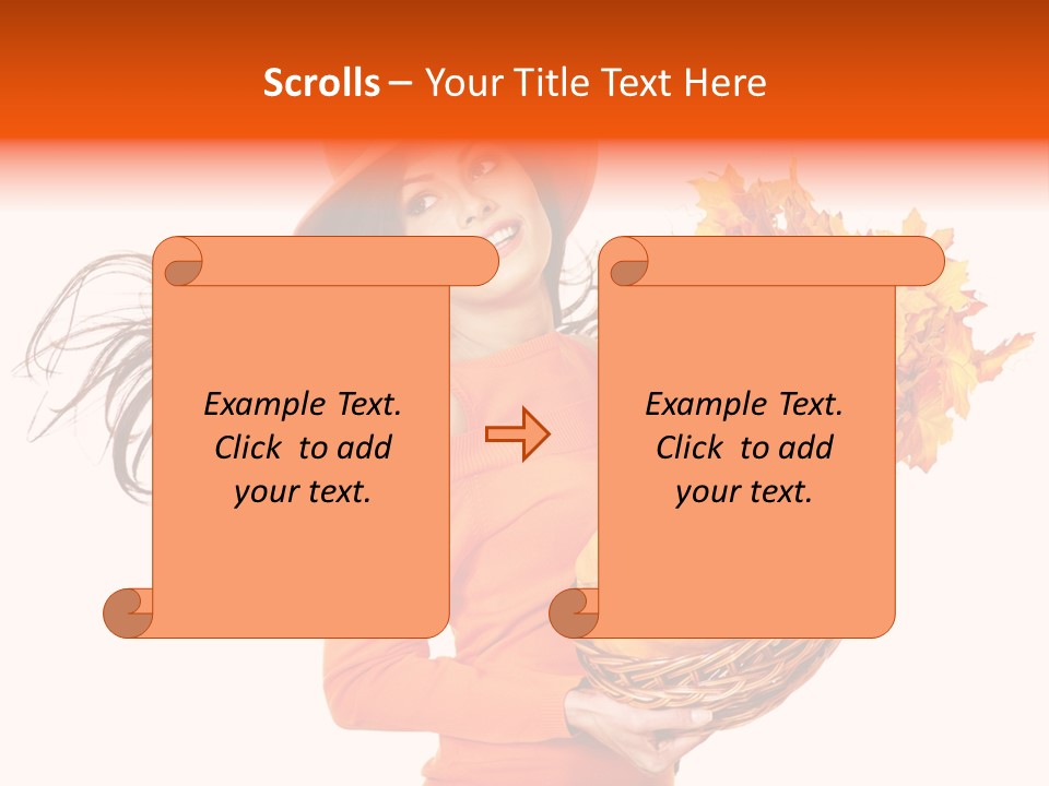 Basket Hat Glad PowerPoint Template
