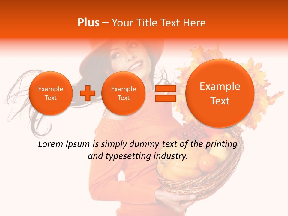 Basket Hat Glad PowerPoint Template