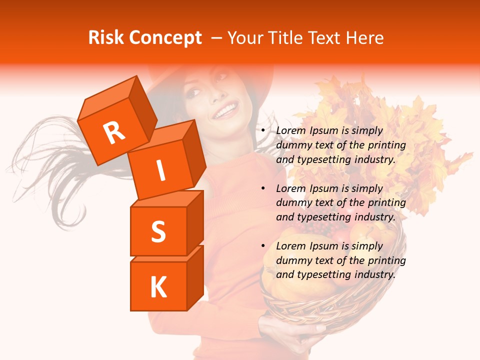 Basket Hat Glad PowerPoint Template