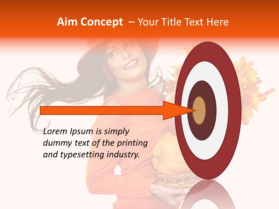 Basket Hat Glad PowerPoint Template