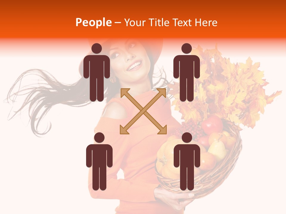 Basket Hat Glad PowerPoint Template