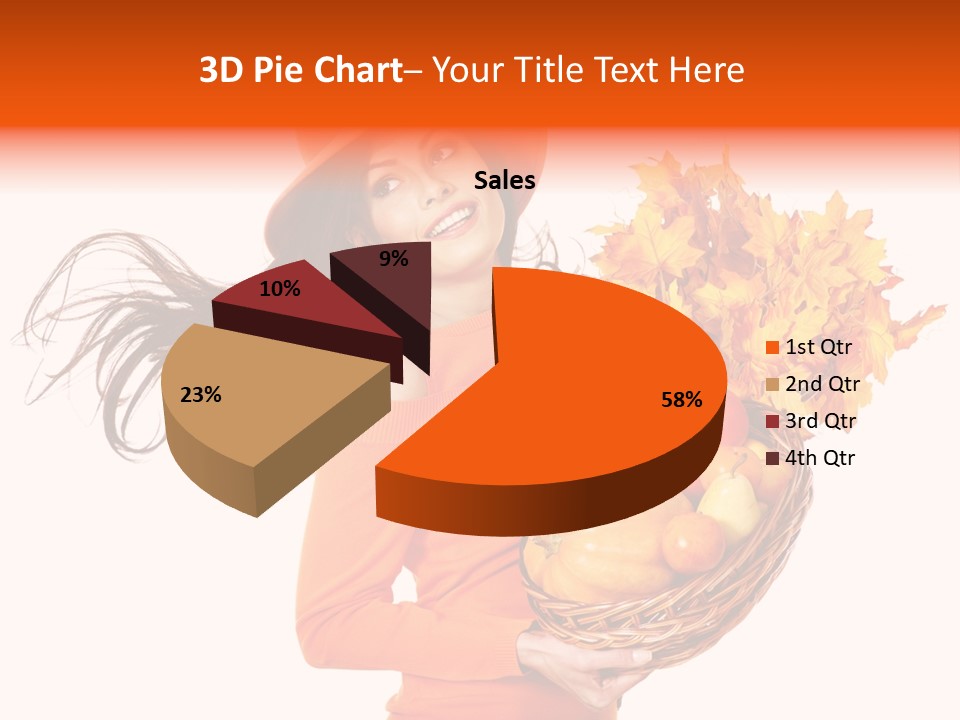 Basket Hat Glad PowerPoint Template