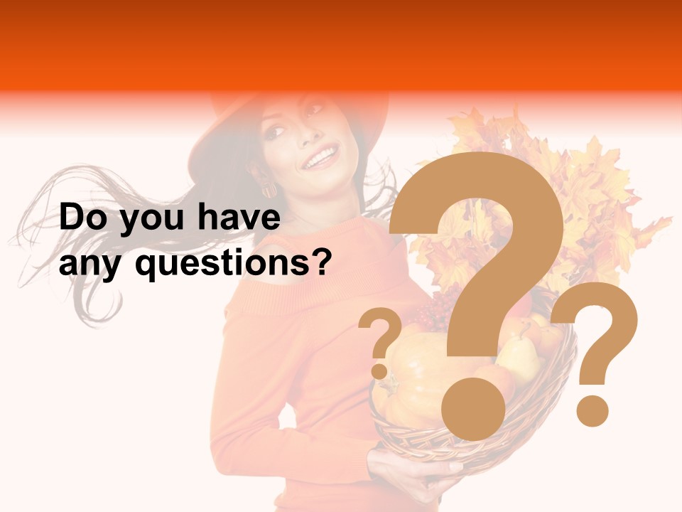 Basket Hat Glad PowerPoint Template