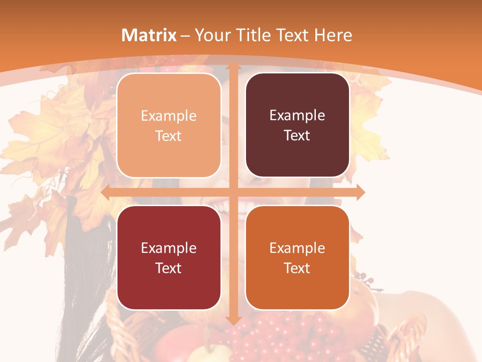 Basket Maple Head PowerPoint Template