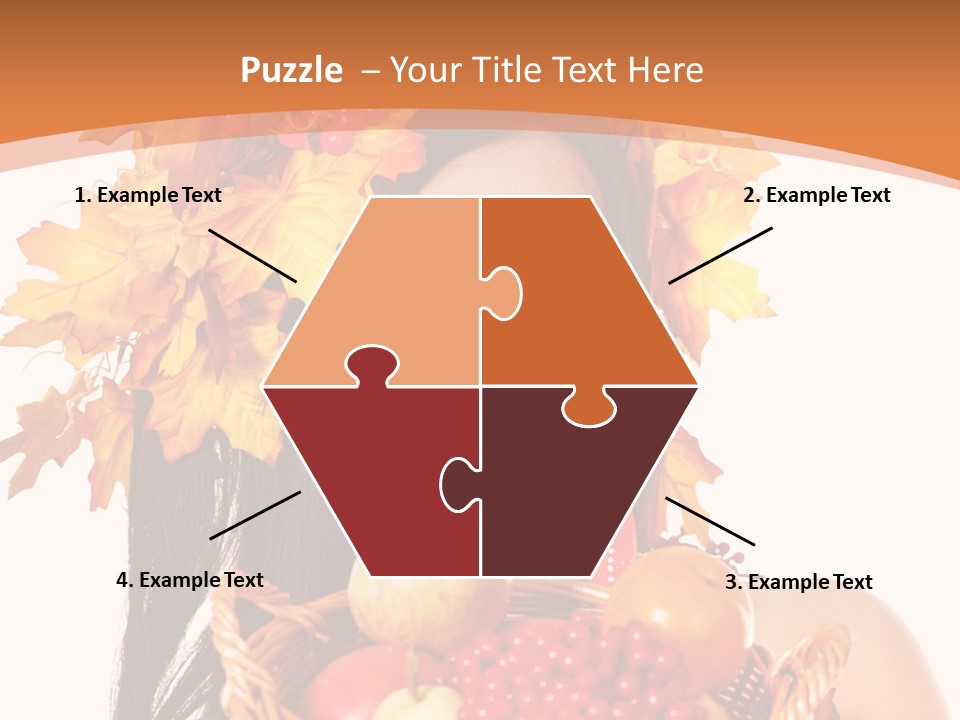 Basket Maple Head PowerPoint Template