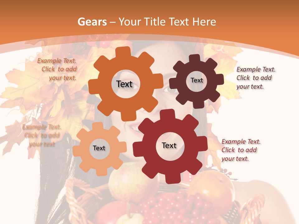 Basket Maple Head PowerPoint Template