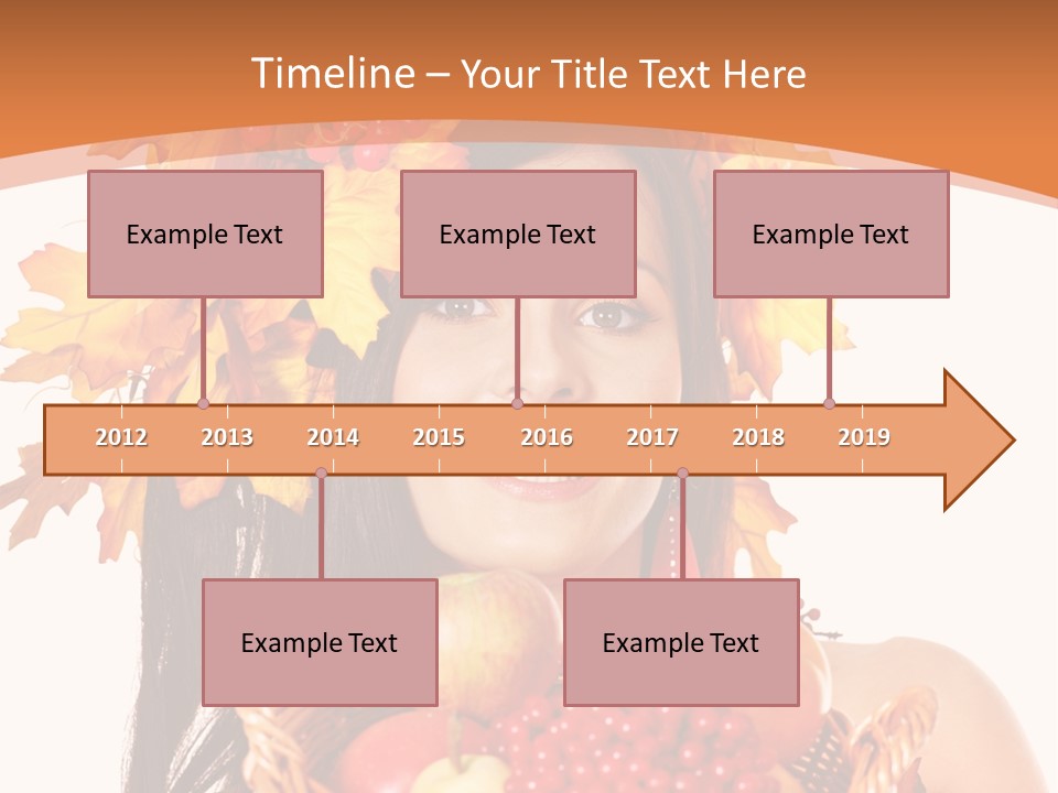 Basket Maple Head PowerPoint Template