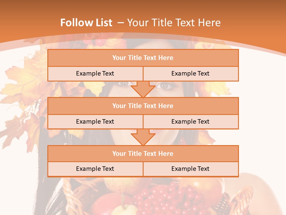 Basket Maple Head PowerPoint Template